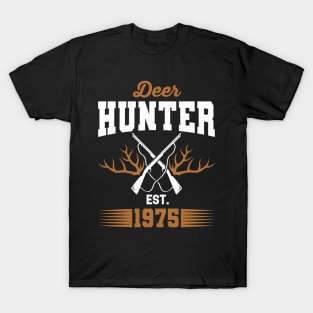 Gifts for 46 Year Old Deer Hunter 1975 Hunting 46th Birthday Gift Ideas T-Shirt